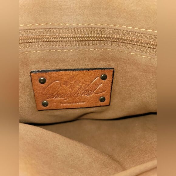 Patricia Nash Brown Leather Shoulder Bag Preloved Condition - Picture 12 of 12